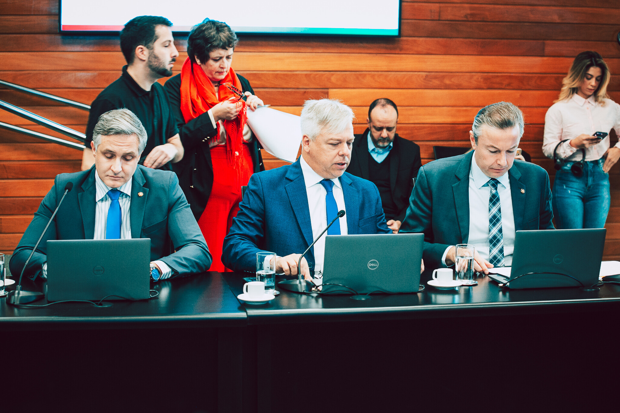 - Deputado Matheus Cadorin (NOVO) 	
 - Deputado Fabiano da Luz (PT) 	
 - Deputado Napoleão Bernardes (PSD)