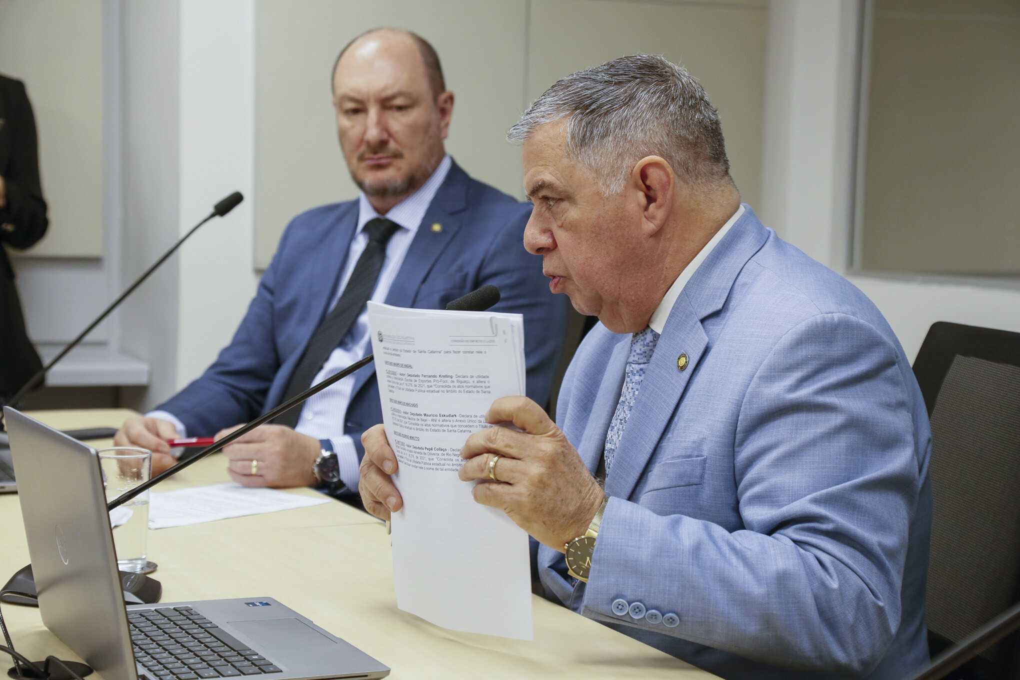 - Deputado Mauro de Nadal (MDB) 	
 - Deputado Mário Motta (PSD)