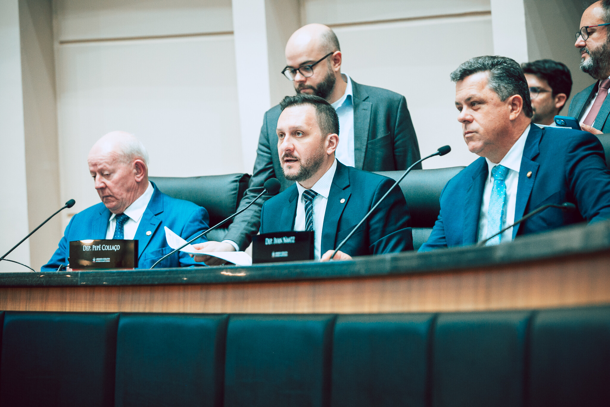 - Deputado Marcos Vieira (PSDB)
- Deputado Pepê Collaço (PP)
 - Deputado Ivan Natz (PL)