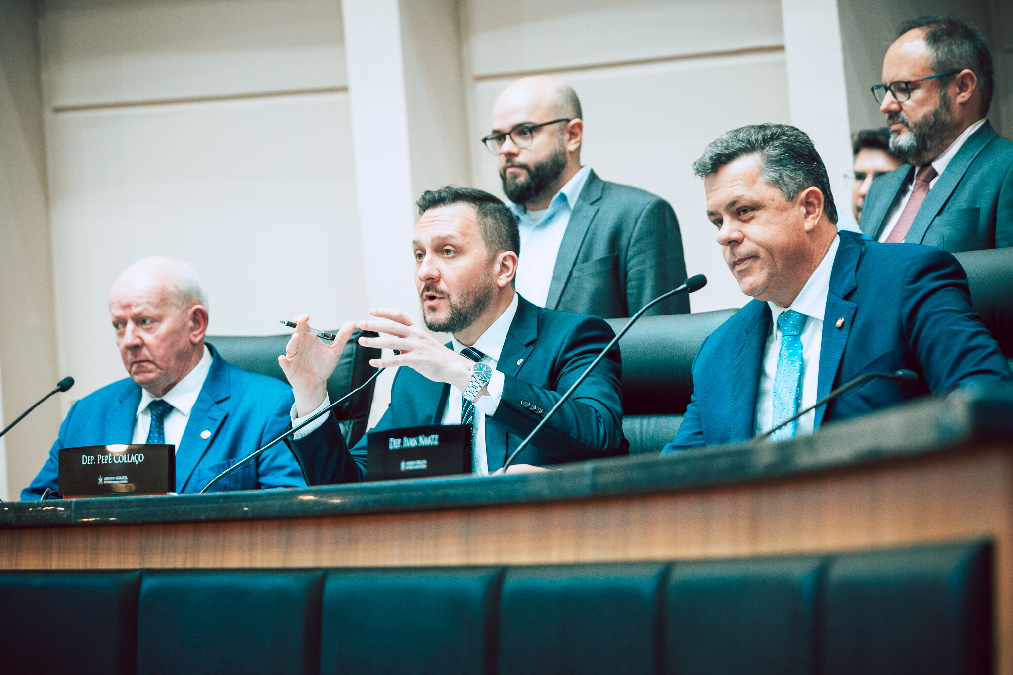 - Deputado Marcos Vieira (PSDB)
- Deputado Pepê Collaço (PP)
 - Deputado Ivan Natz (PL)