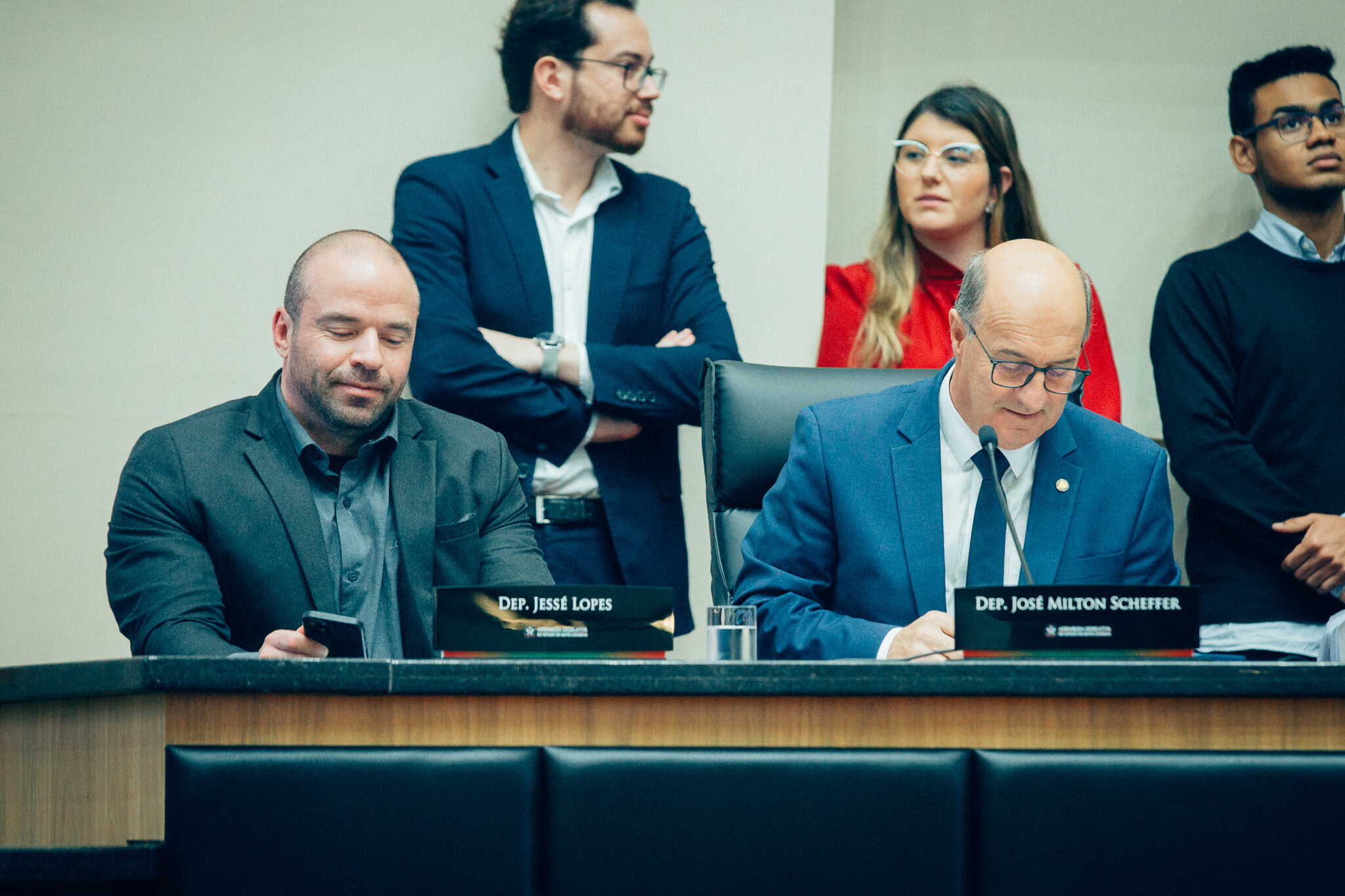 - Deputado Jessé Lopes (PL)
 - Deputado José Milton Scheffer (PP)