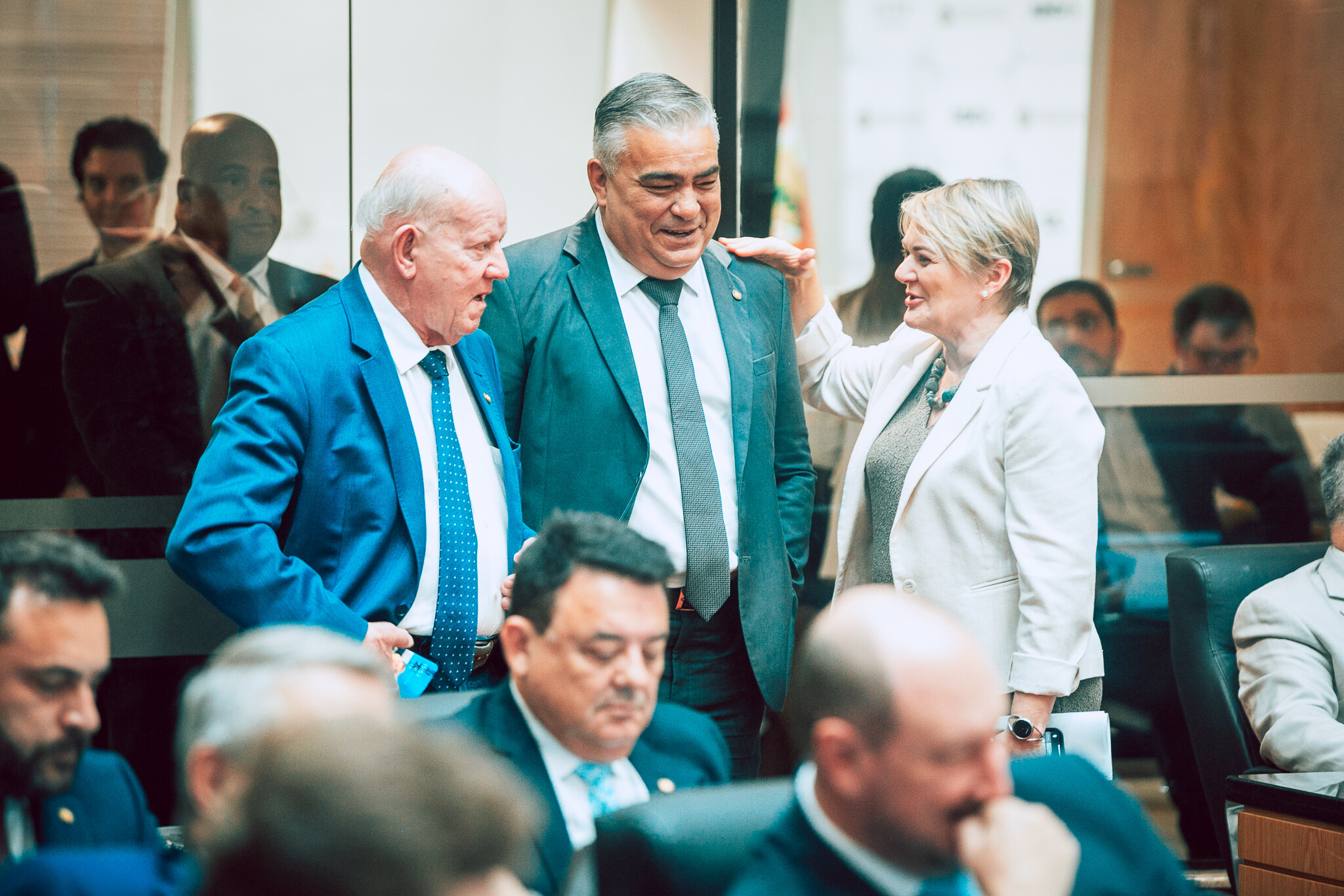 - Deputado Marcos Vieira (PSDB)
 - Deputado Sargento Lima (PL) - Deputada Luciane Carminatti (PT)