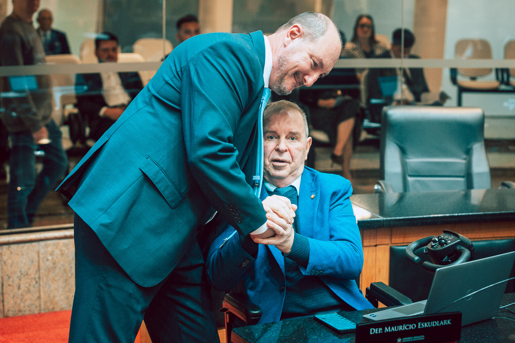 - Deputado Mauro de Nadal (MDB) - Deputado Maurício Eskudlark (PL)