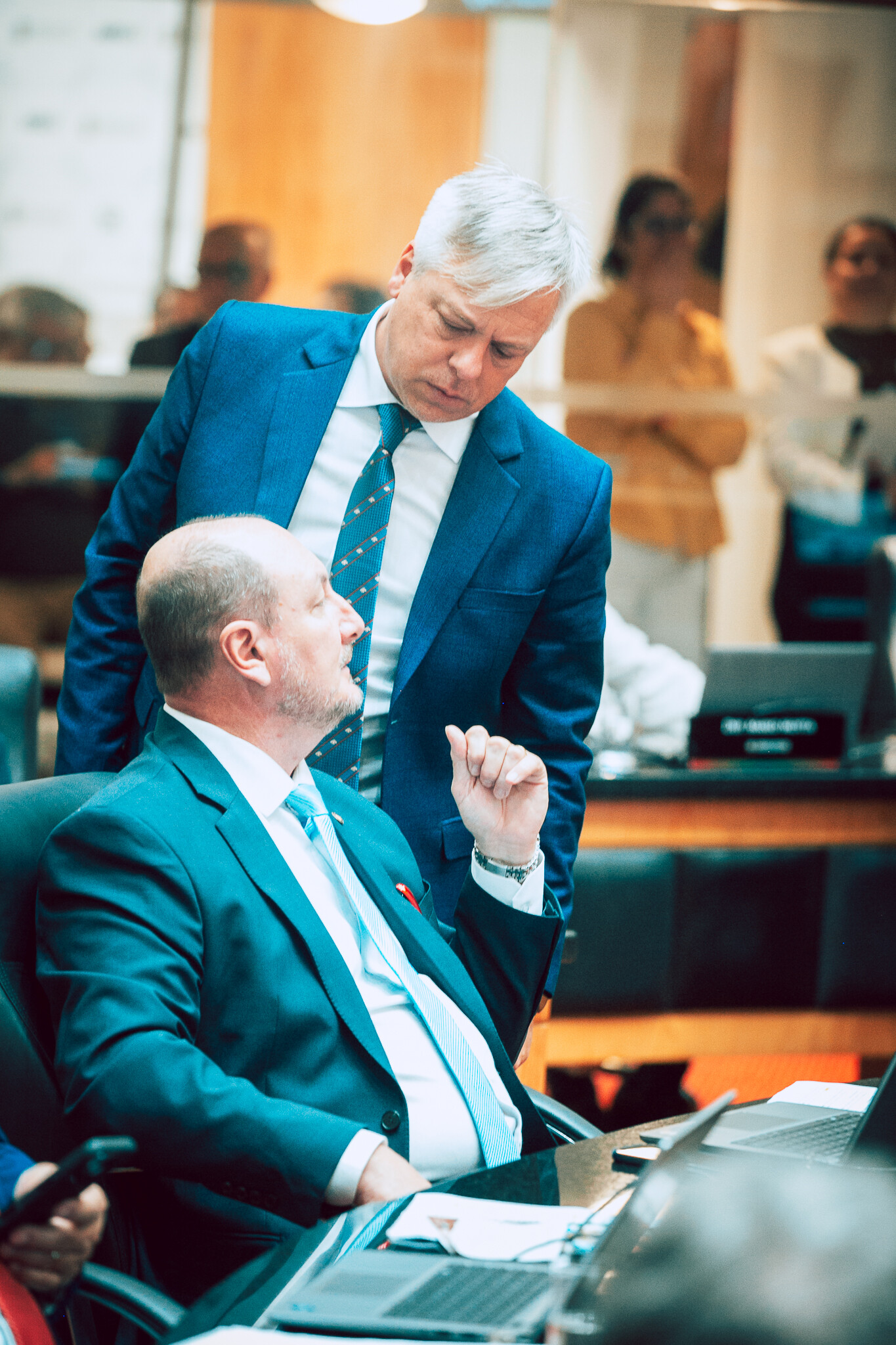 - Deputado Fabiano da Luz (PT)
 - Deputado Mauro de Nadal (MDB)