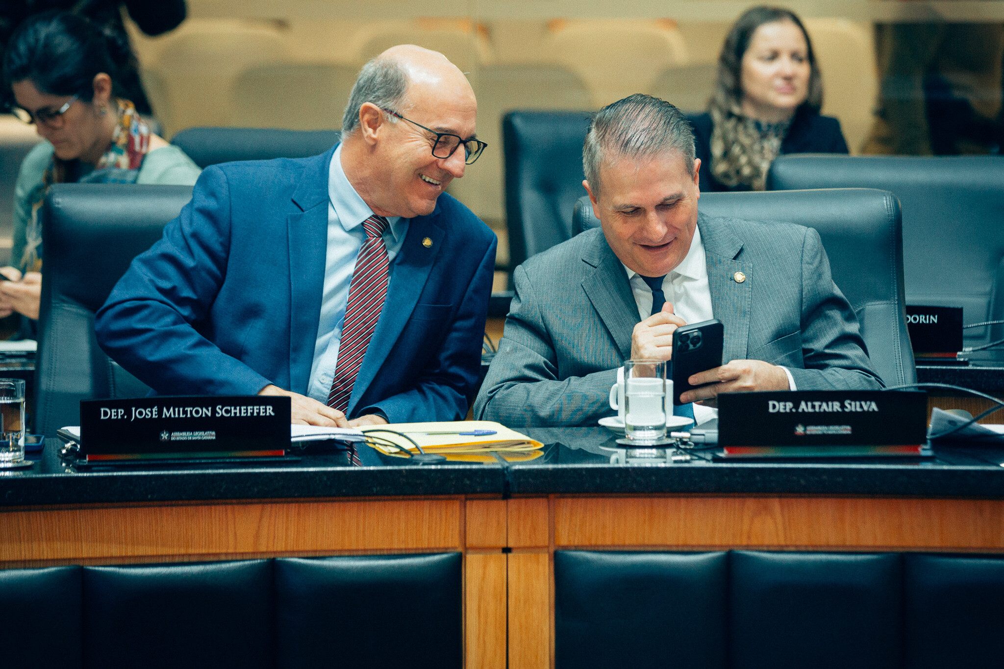 - Deputado José Milton Scheffer (PP)
 - Deputado Altair Silva (PP)