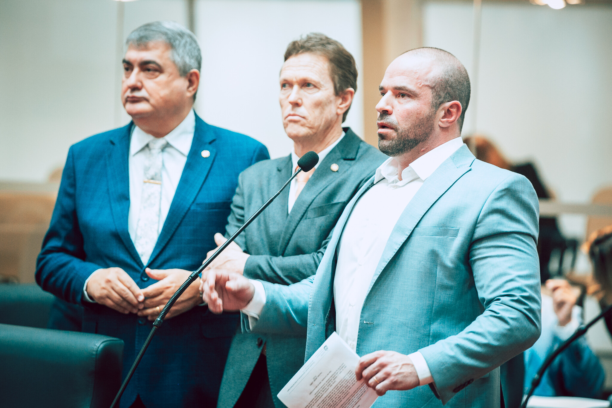 - Deputado Mário Motta (PSD) - Deputado Volnei Weber (MDB)
 - Deputado Jessé Lopes (PL)