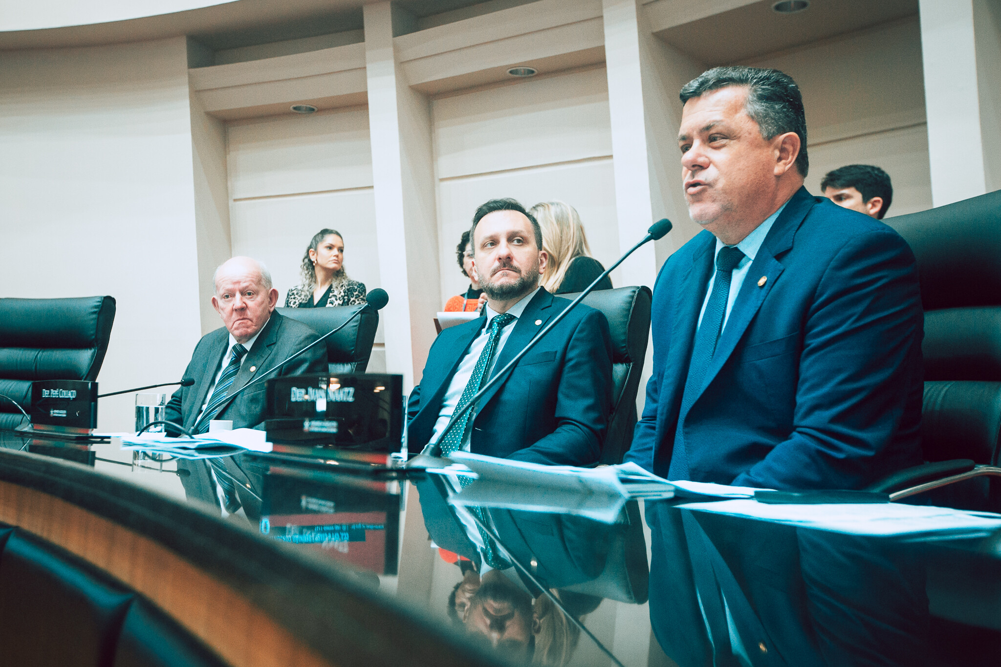 - Deputado Marcos Vieira (PSDB)
 - Deputado Pepê Collaço (PP)
 - Deputado Ivan Naatz (PL)