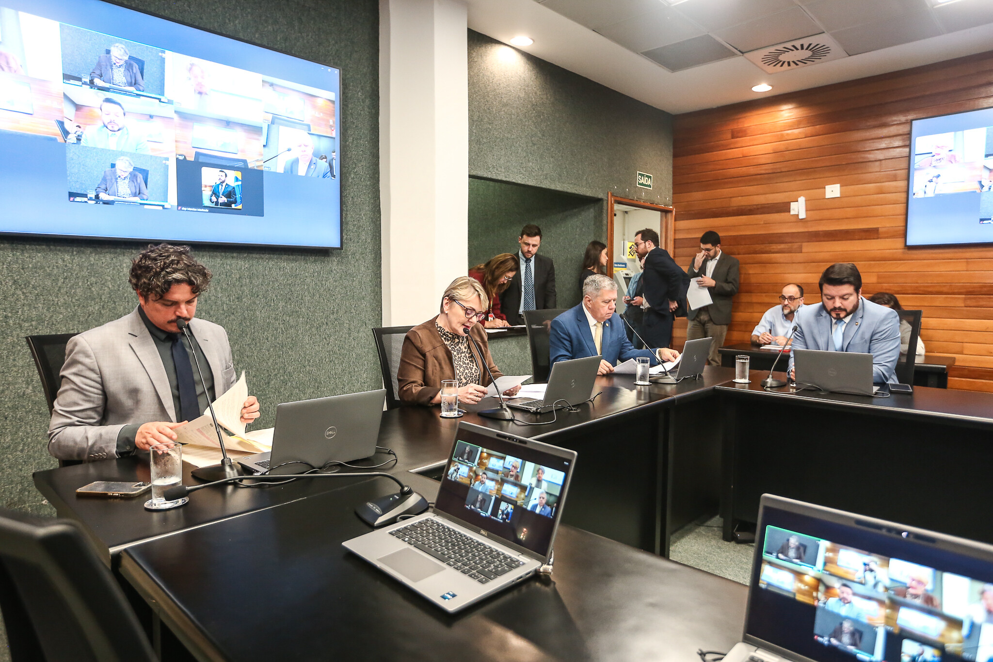 - Deputado Marquito (PSOL)- Deputada Luciane Carminatti (PT)  - Deputado Mário Motta (PSD)

 - Deputado Alex Brasil (PL)