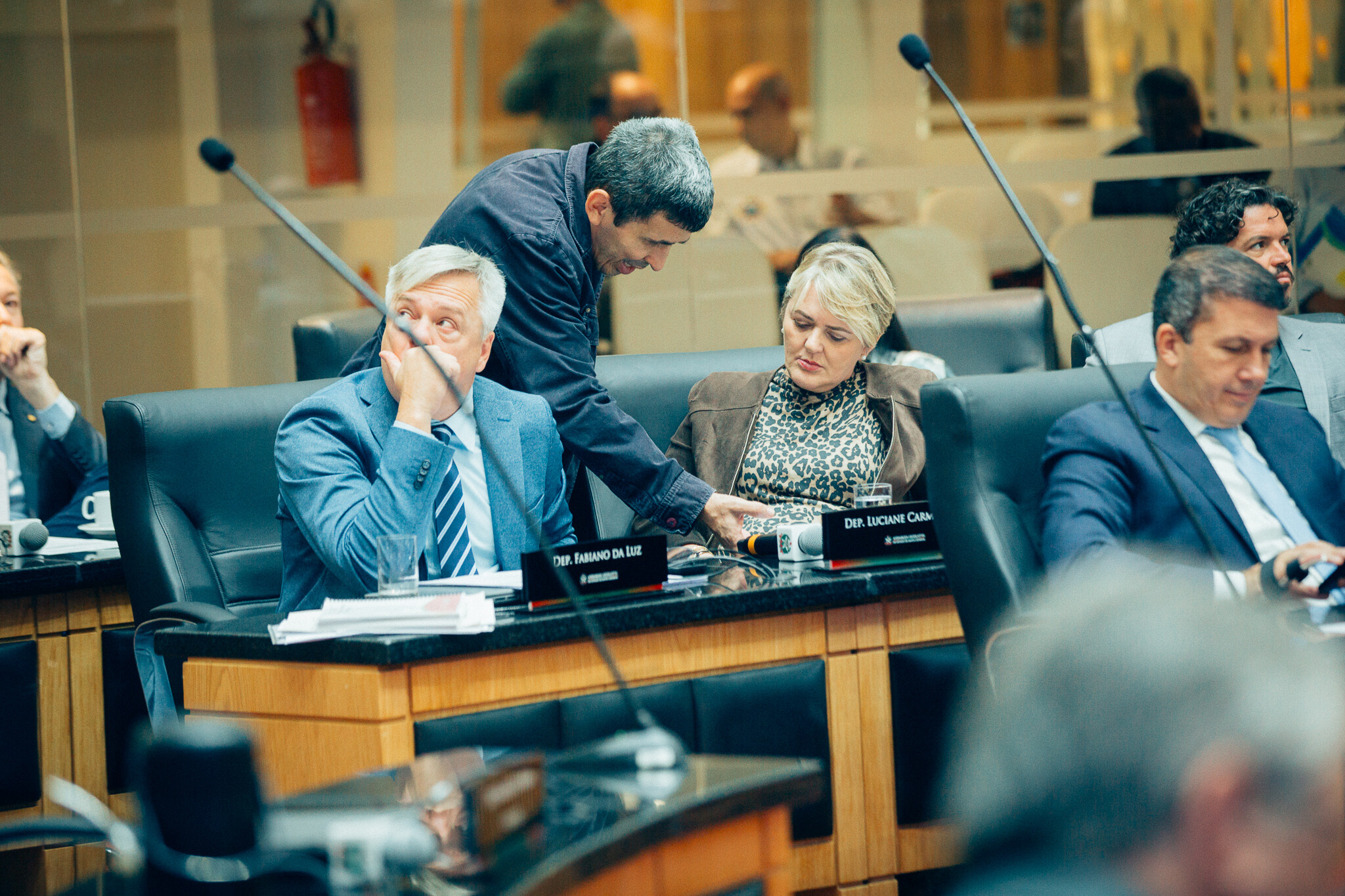- Deputado Fabiano da Luz (PT)
 - Deputada Luciane Carminatti (PT)