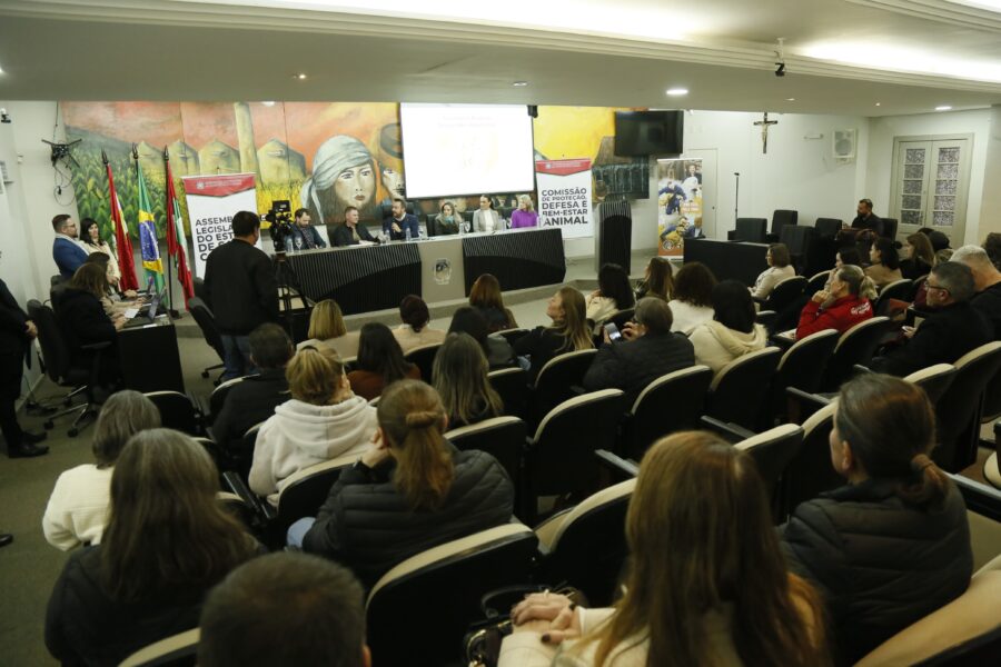 A audiência aconteceu na Câmara de Vereadores de Concórdia.