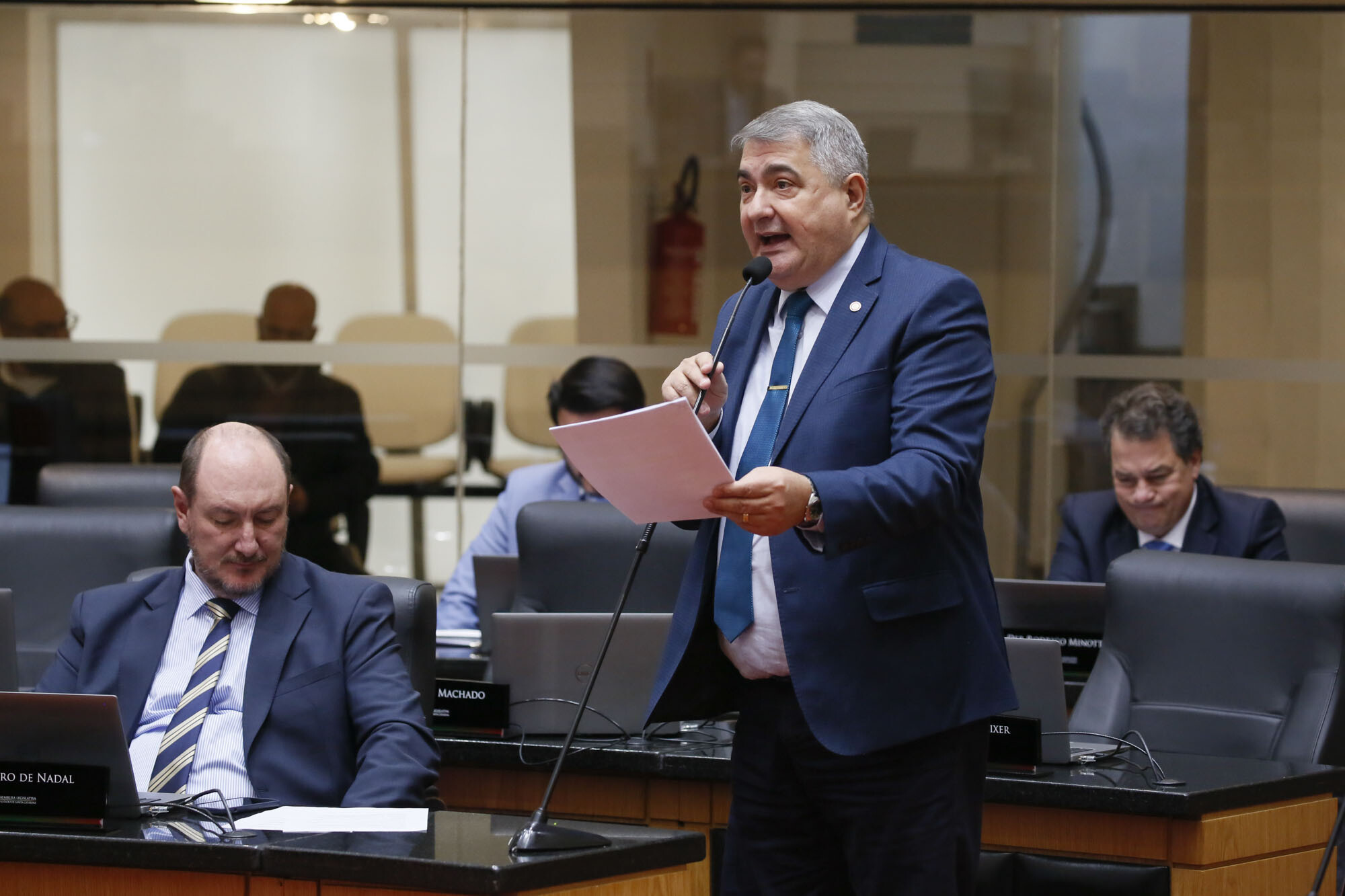 - Deputado Mauro de Nadal (MDB) 	
 - Deputado Antídio Lunelli (MDB)
