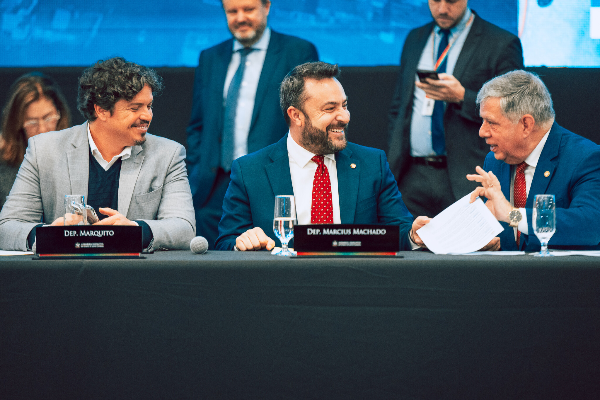 - Deputado Marquito (PSOL) - Deputado Marcius Machado (PL)  - Deputado Mário Motta (PSD)