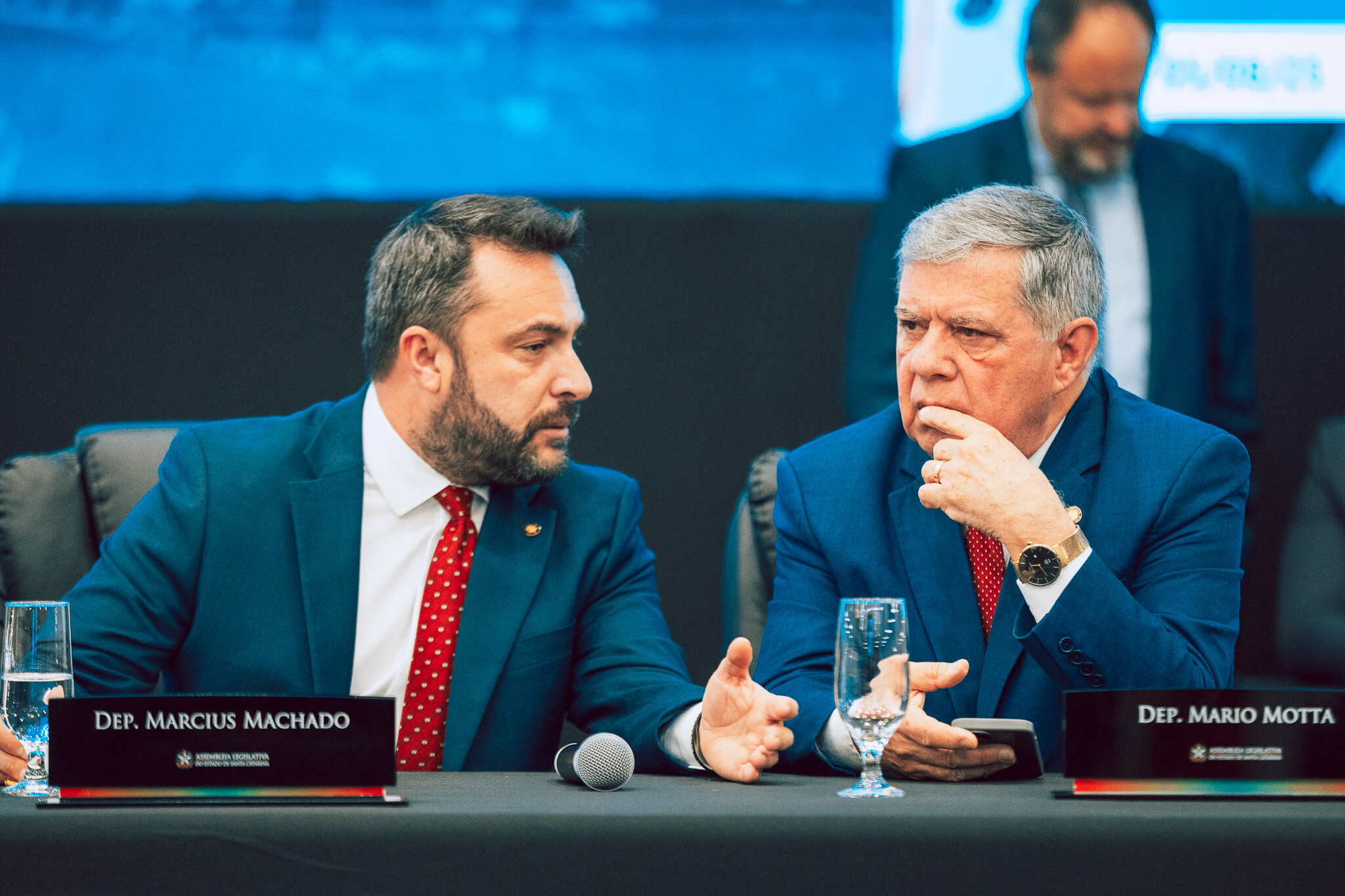 - Deputado Marcius Machado (PL) 
 - Deputado Mário Motta (PSD)