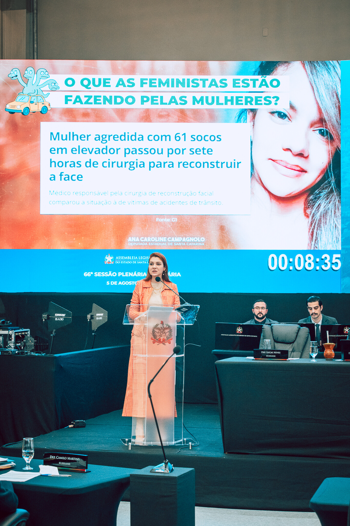 - Deputada Ana Caroline Campagnolo (PL)