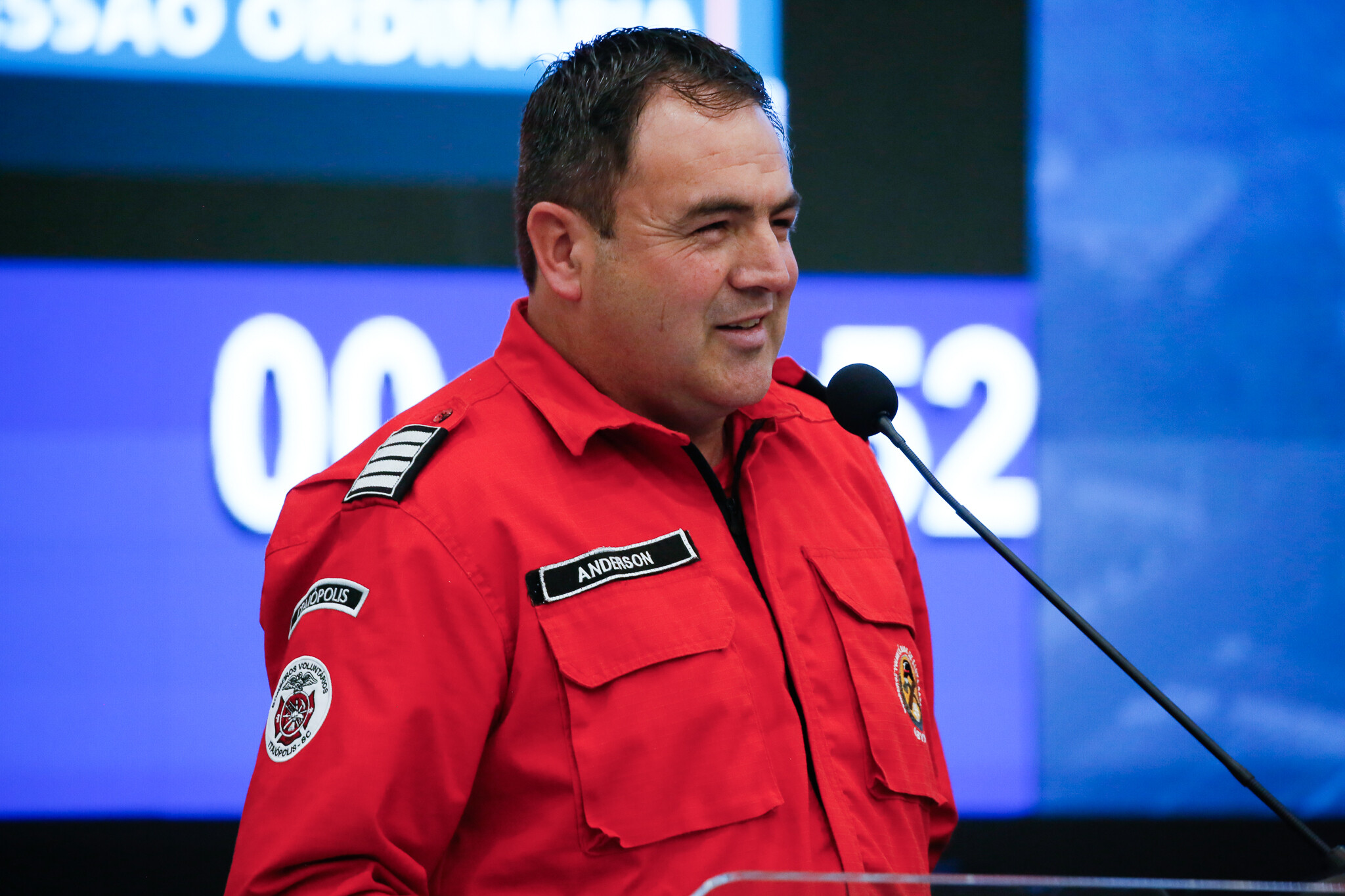Anderson Oparacz, Bombeiro Voluntário de Itaiópolis