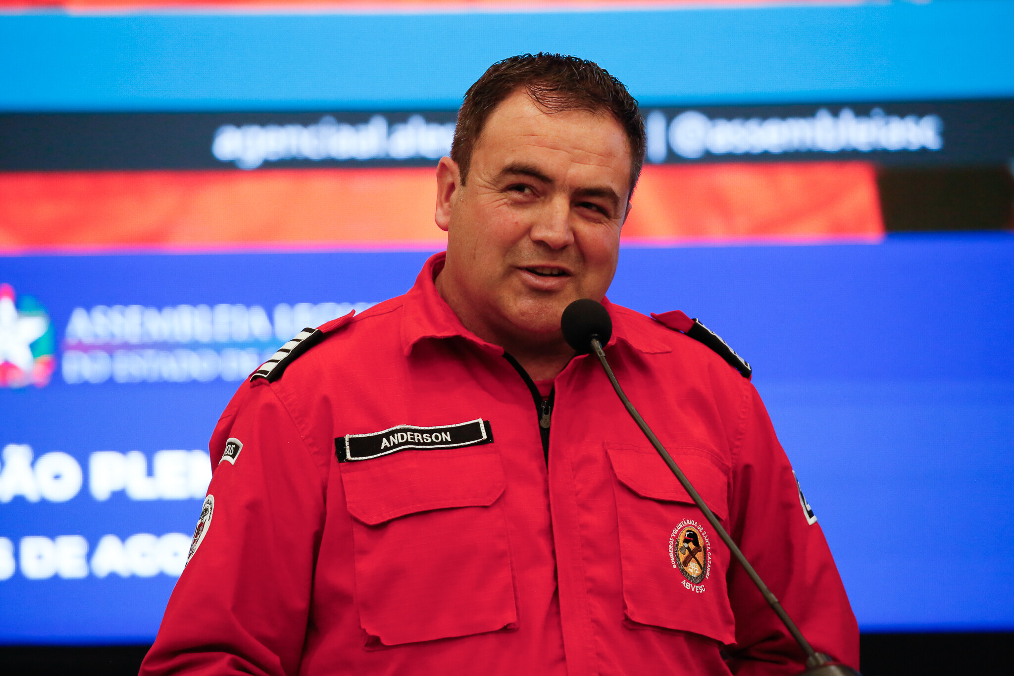 Anderson Oparacz, Bombeiro Voluntário de Itaiópolis