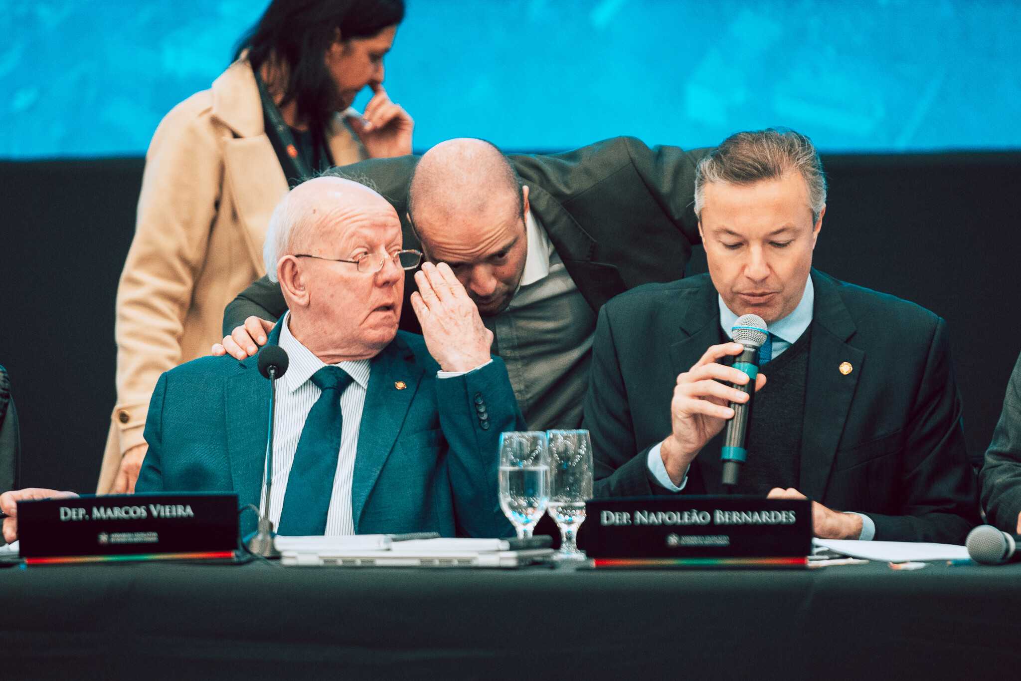 - Deputado Marcos Vieira (PSDB) - Deputado Napoleão Bernardes (PSD)