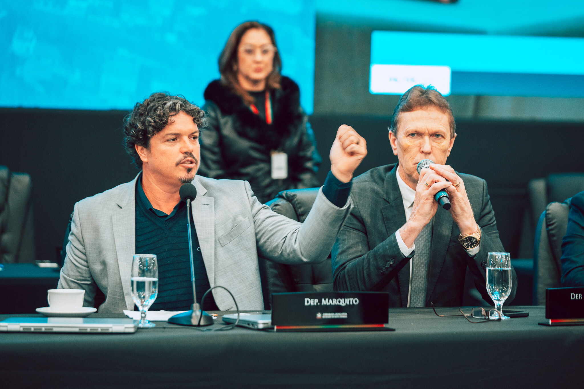 - Deputado Marquito (PSOL)
 - Deputado Volnei Weber (MDB)