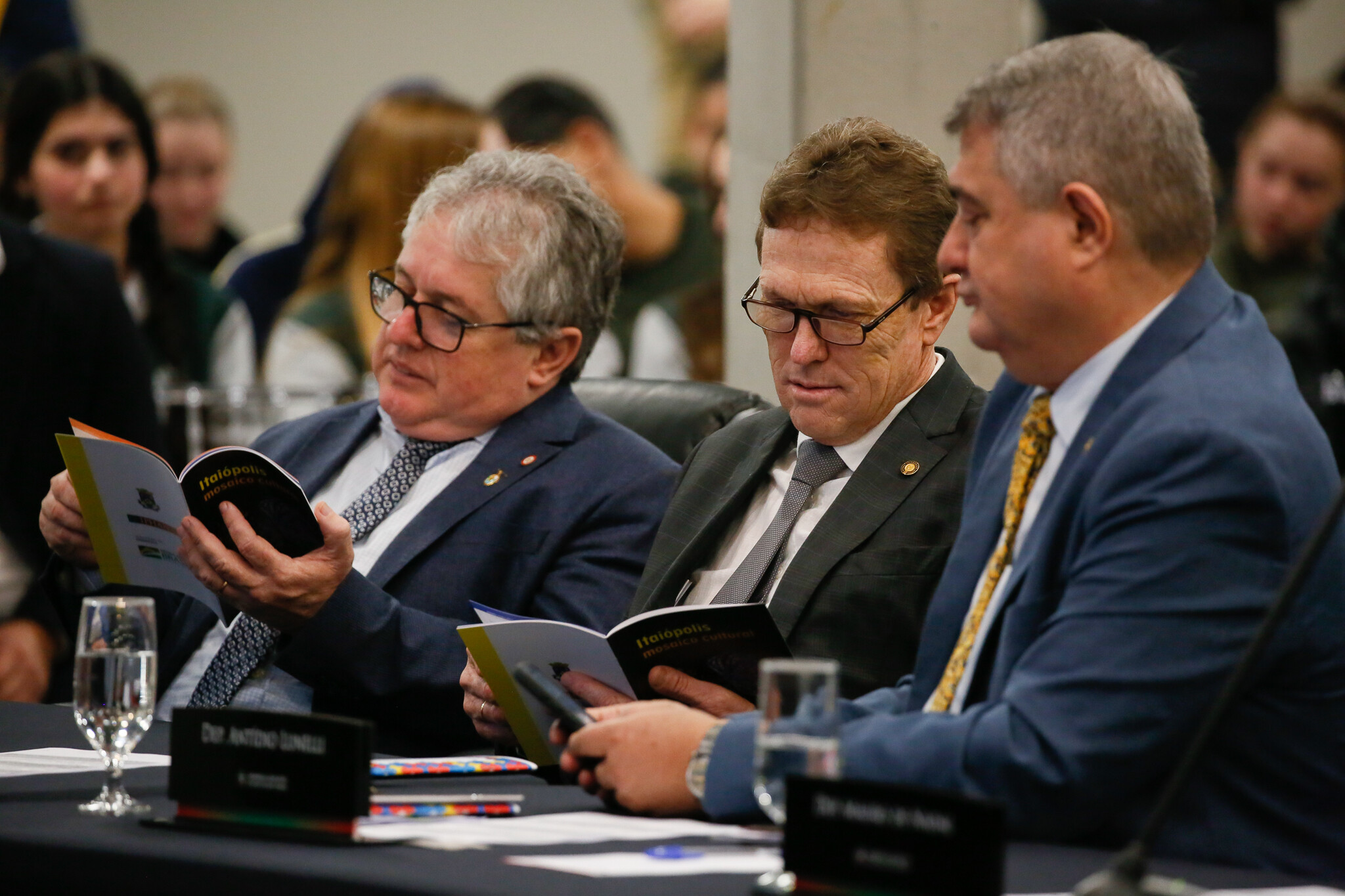 - Deputado Tiago Zilli (MDB)- Deputado Volnei Weber (MDB)

- Deputado Antídio Lunelli (MDB)