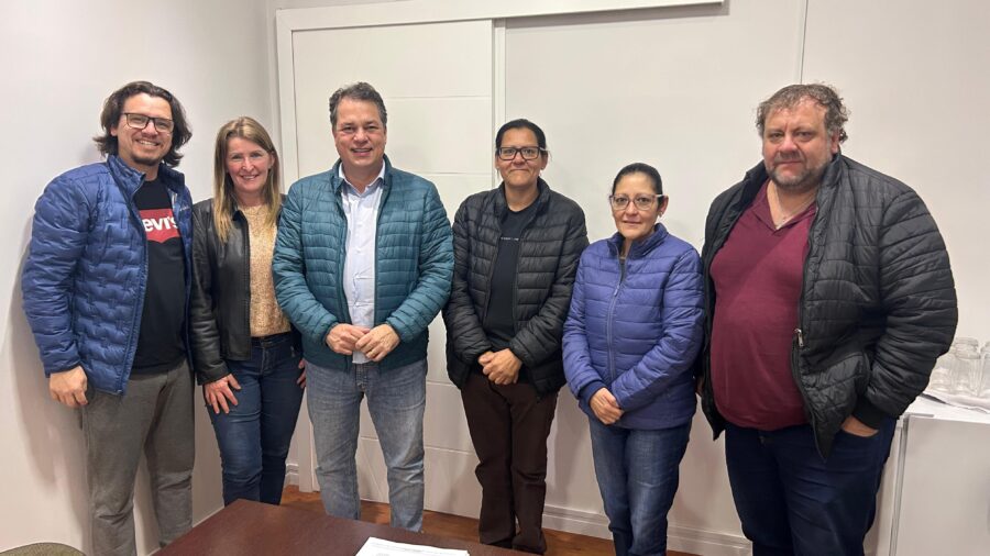 Rodrigo Minotto visita Câmara de Videira e dialoga com lideranças locais