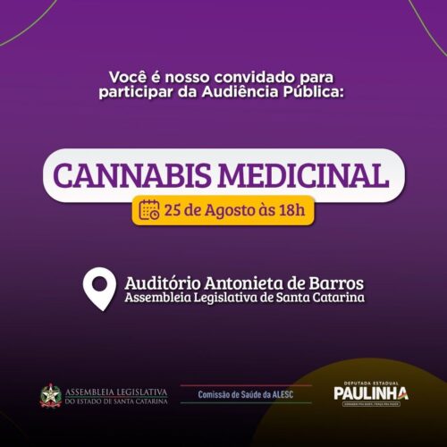 Audiência pública proposta por Paulinha debate acesso dos catarinenses à cannabis medicinal