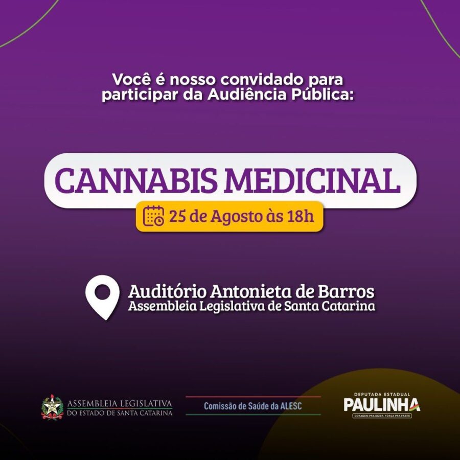 Audiência pública proposta por Paulinha debate acesso dos catarinenses à cannabis medicinal