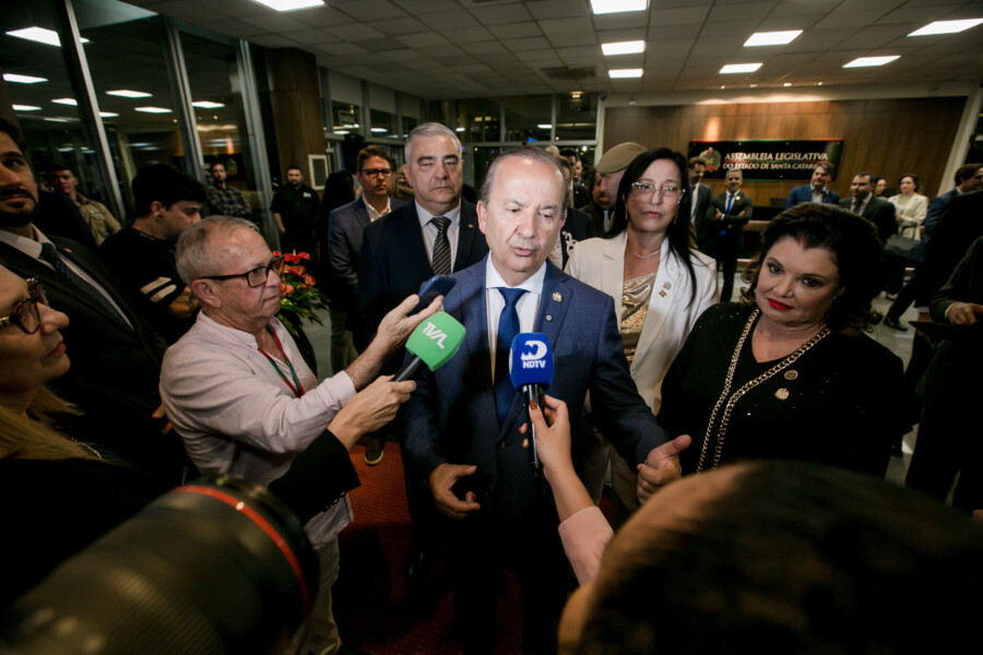 - Jorginho dos Santos Mello -  Governador de Santa Catarina
