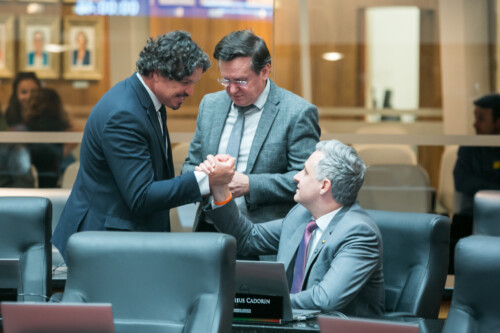 - Deputado Mauricio Peixer (PL)	
 - Deputado Jair Miotto (União) 	
 - Deputado Matheus Cadorin (NOVO)