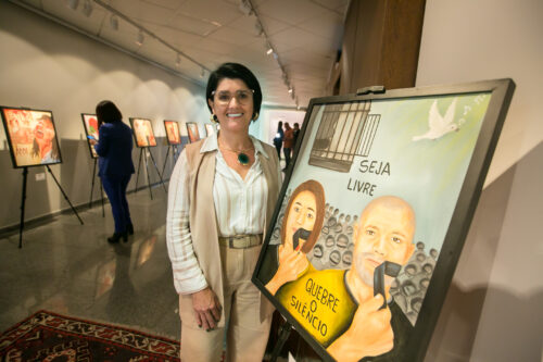 Aberta a exposição “Arte que denuncia, combate e previne”