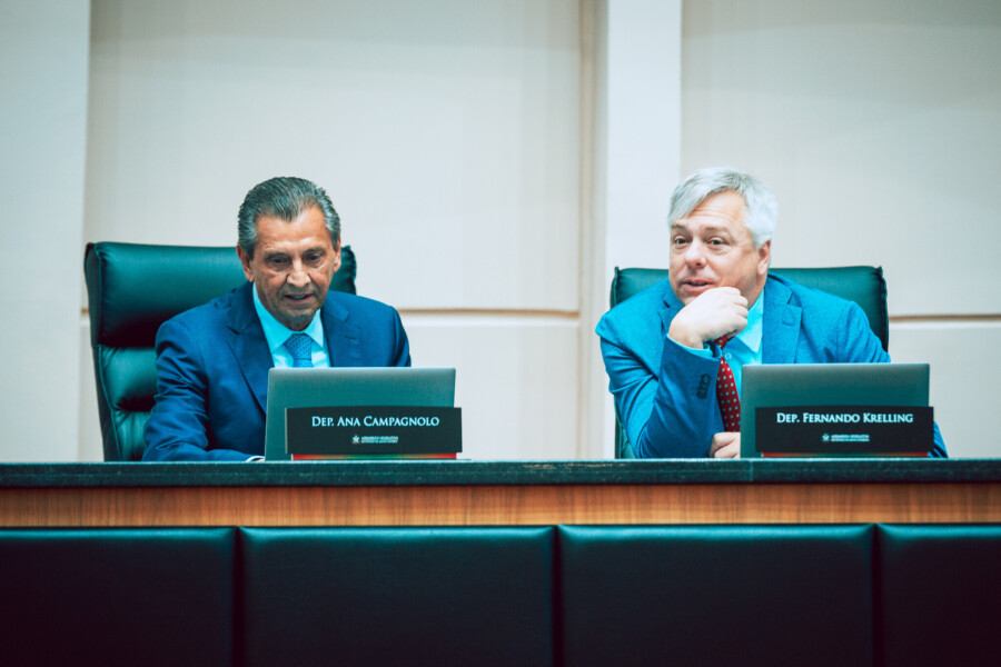 - Deputado Júlio Garcia (PSD) - Deputado Fabiano da Luz (PT)