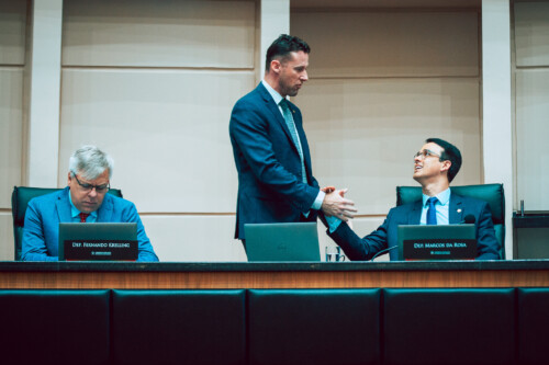 - Deputado Fabiano da Luz (PT) 	
 - Deputado Fernando Krelling (MDB) 	
 - Deputado Marcos da Rosa (União)