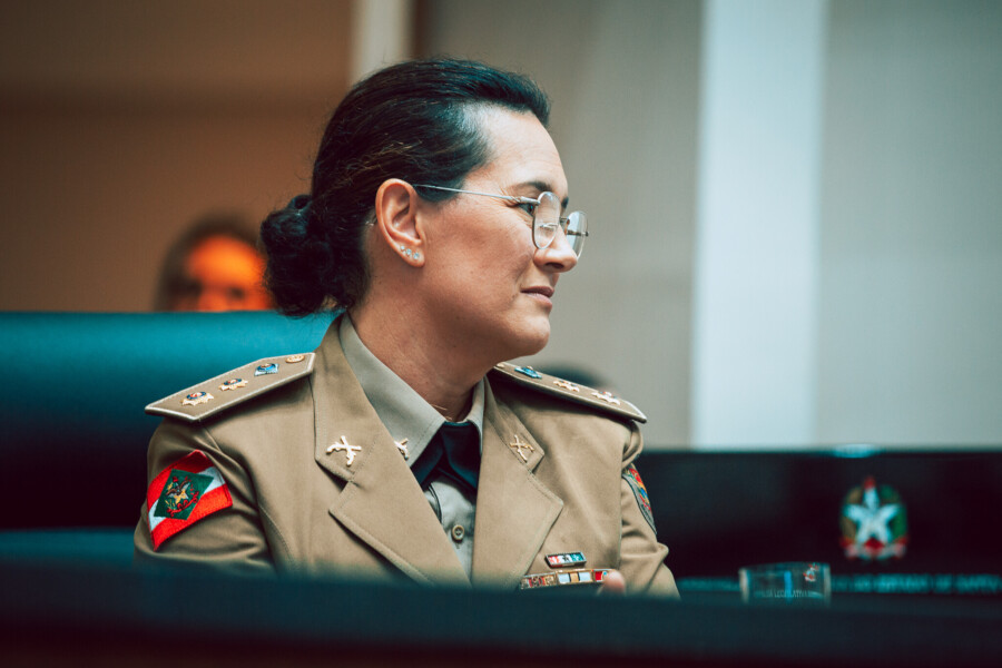 - Clarissa Dias Soares - Tenente Coronel PM - Comandante do 22º BPM da Capital.