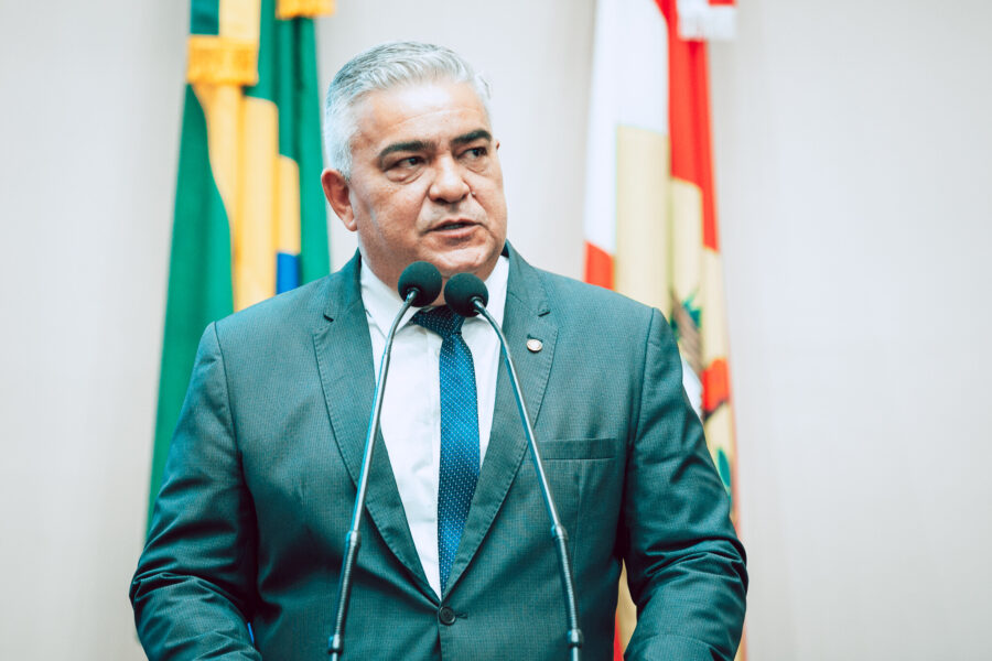 Deputado Sargento Lima (PL), durante sessão da Alesc nesta semana