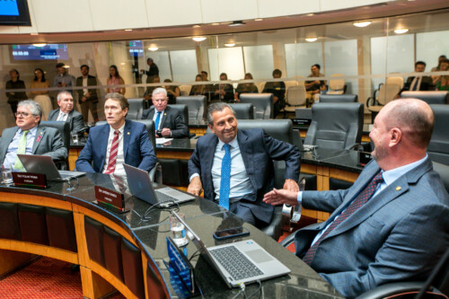 - Deputado Tiago Zilli (MDB)
- Deputado Volnei Weber (MDB) - Deputado Julio Garcia (PSD)
 - Deputado Mauro de Nadal (MDB)