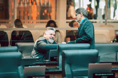 - Deputado Sergio Motta (Republicanos)
 - Deputado Neodi Saretta (PT)