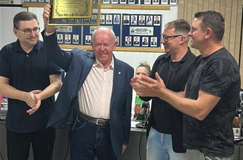 Marcos Vieira recebe título de cidadão honorário em São Miguel da Boa Vista