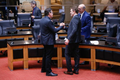 - Deputado Jair Miotto (União)  - Deputado Volnei Weber (MDB) - Deputado José Milton Scheffer (PP)