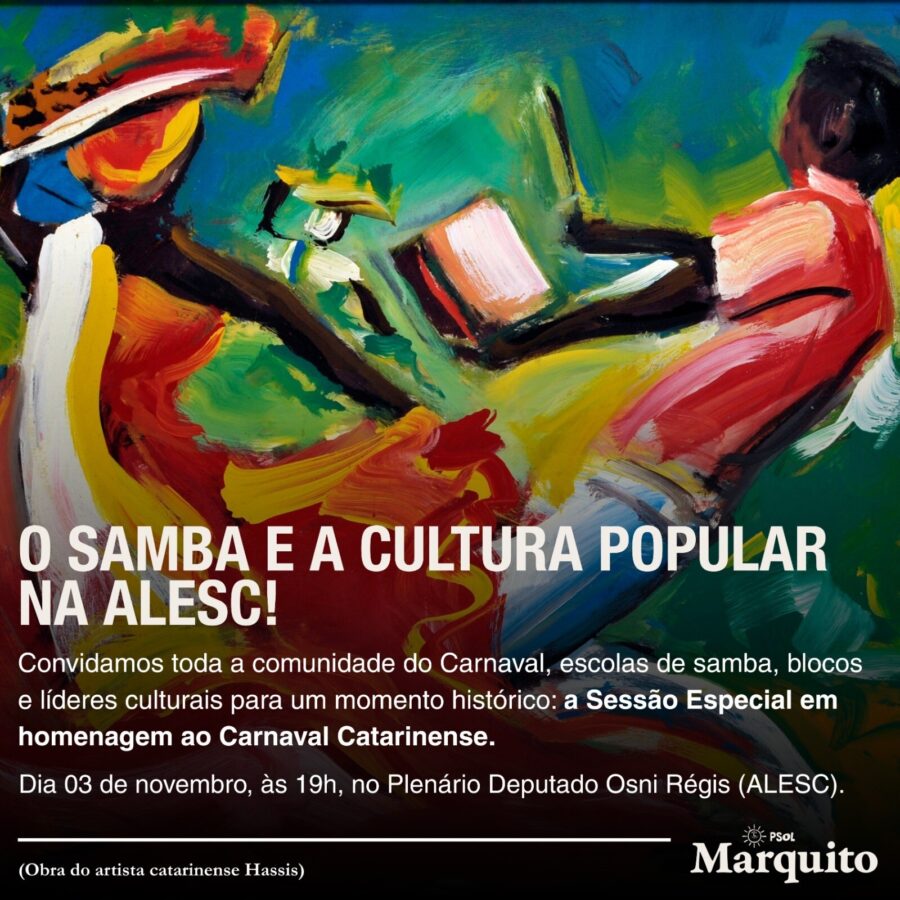 Sessão especial na Alesc homenageia o Carnaval Catarinense
