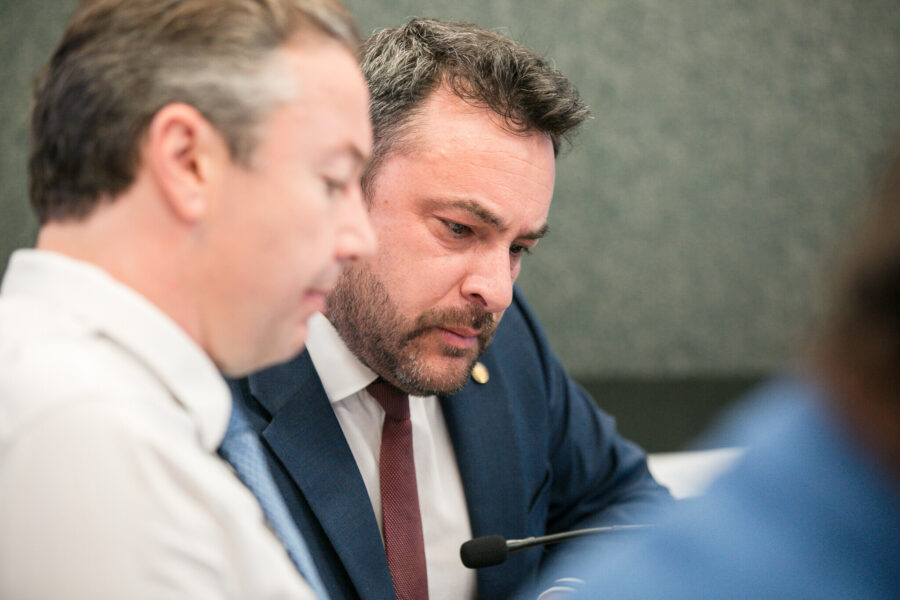 - Deputado Napoleão Bernardes (PSD) 	
 - Deputado Marcius Machado (PL)