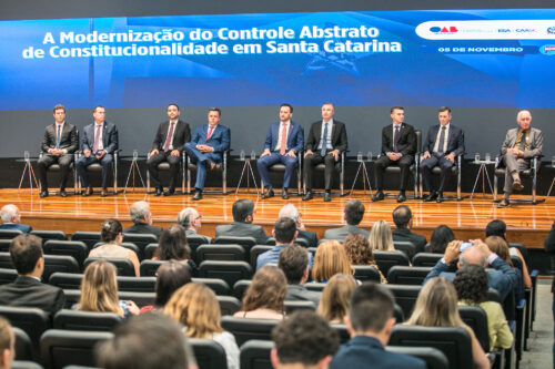 Alesc promove seminário sobre modernização do controle de constitucionalidade em SC