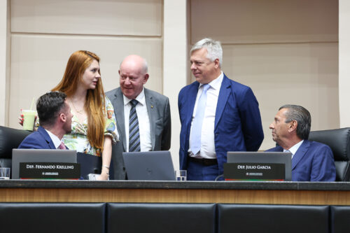 - Deputado Fernando Krelling (MDB) - Deputada Ana Campagnolo (PL) - Deputado Marcos Vieira (PSDB) -Deputado Fabiano da Luz (PT)  - Deputado Julio Garcia (PSD)
