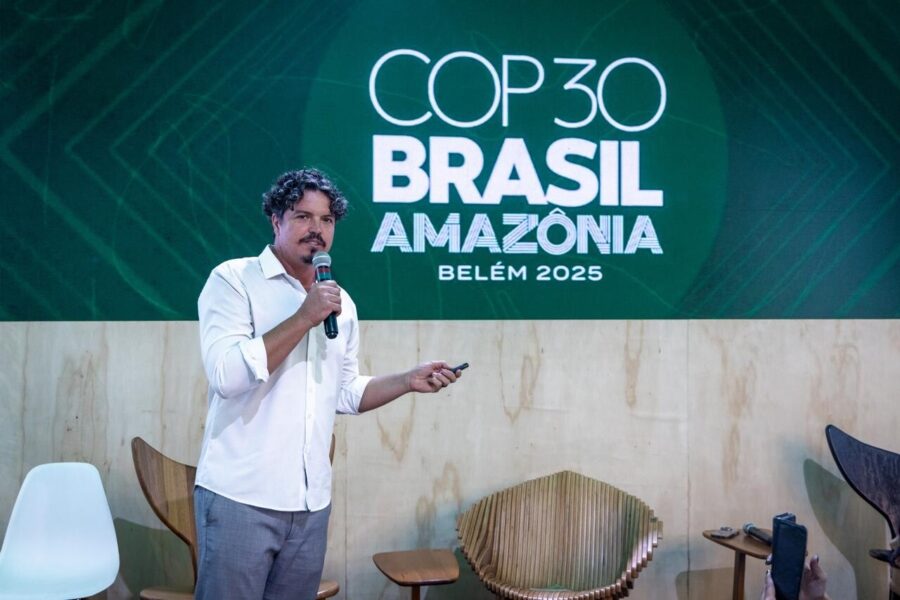 Apresentação ocorreu no estande da Assembleia Legislativa do Pará. FOTO: Celso Lobo – AID/ALEPA