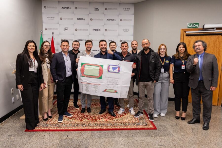 Equipes se reúnem para debater parte técnica da pista de atletismo de Lages