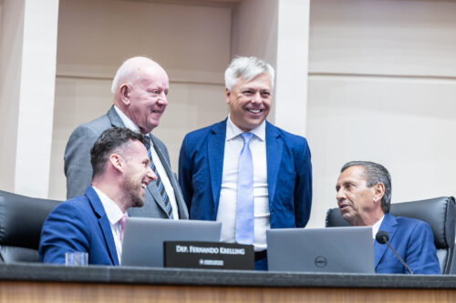 - Deputado Fernando Krelling (MDB) 	 - Deputado Marcos Vieira (PSDB) - Deputado Fabiano da Luz (PT) 	
 - Deputado Julio Garcia (PSD)