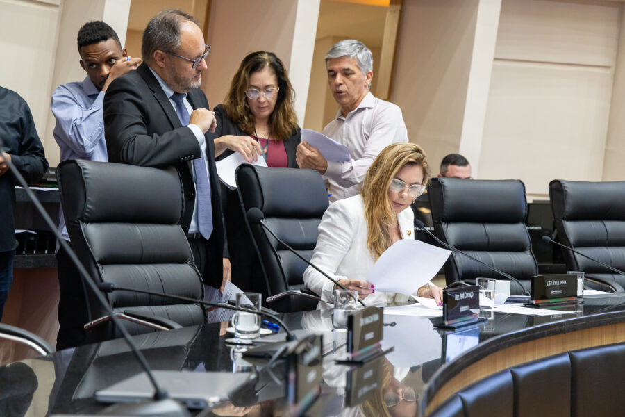 A reunião da Comissão de Trabalho foi conduzida pela deputada Paulinha, vice-presidente do colegiado.