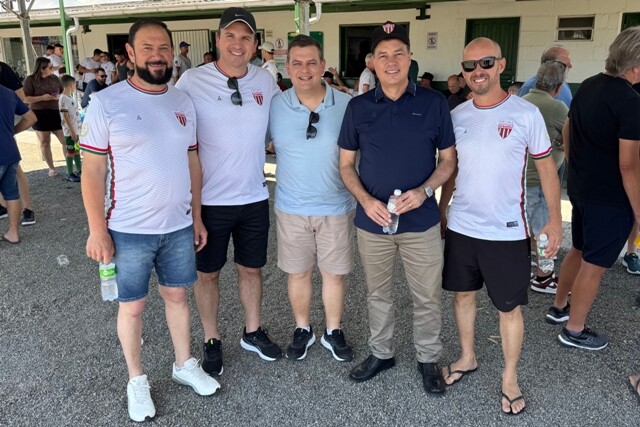 Minotto prestigia participa do encerramento das escolinhas do Projeto Rui Barbosa Social, em Morro da Fumaça.