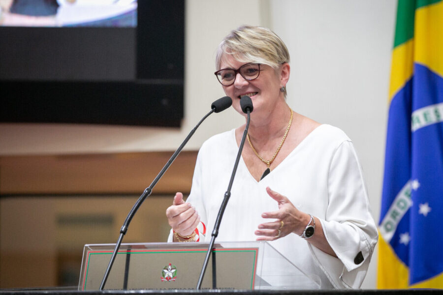 Deputada Luciane Carminatti.