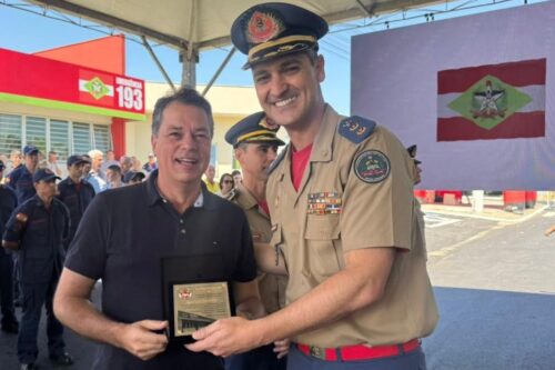 Posto dos Bombeiros no Rio Maina é inaugurado com apoio de Rodrigo Minotto