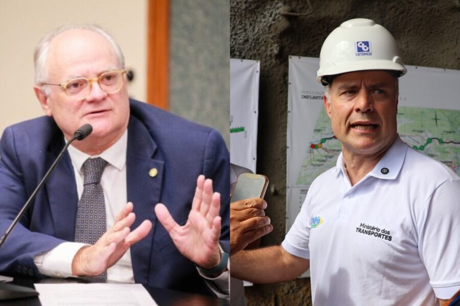 Dr. Vicente Caropreso e Renan Filho, ministro dos Transportes. FOTO: Divulgação