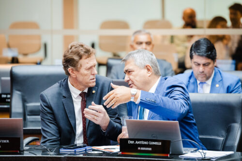 - Deputado Volnei Weber (MDB)
 - Deputado Antídio Lunelli (MDB)
